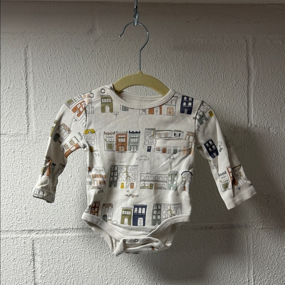 Pehr Other - Pehr Cityscape Print 3-6 months onesie